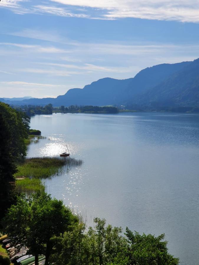Anna Seeblick Appartement, Haus Haensel&Gretel Am Ossiachersee Mit Direktem Seezugang, Hallenbad Bodensdorf Exterior foto