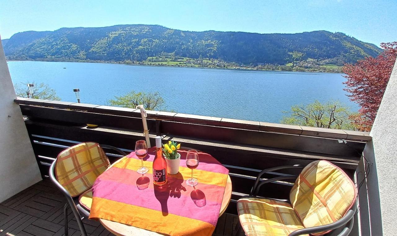 Anna Seeblick Appartement, Haus Haensel&Gretel Am Ossiachersee Mit Direktem Seezugang, Hallenbad Bodensdorf Exterior foto