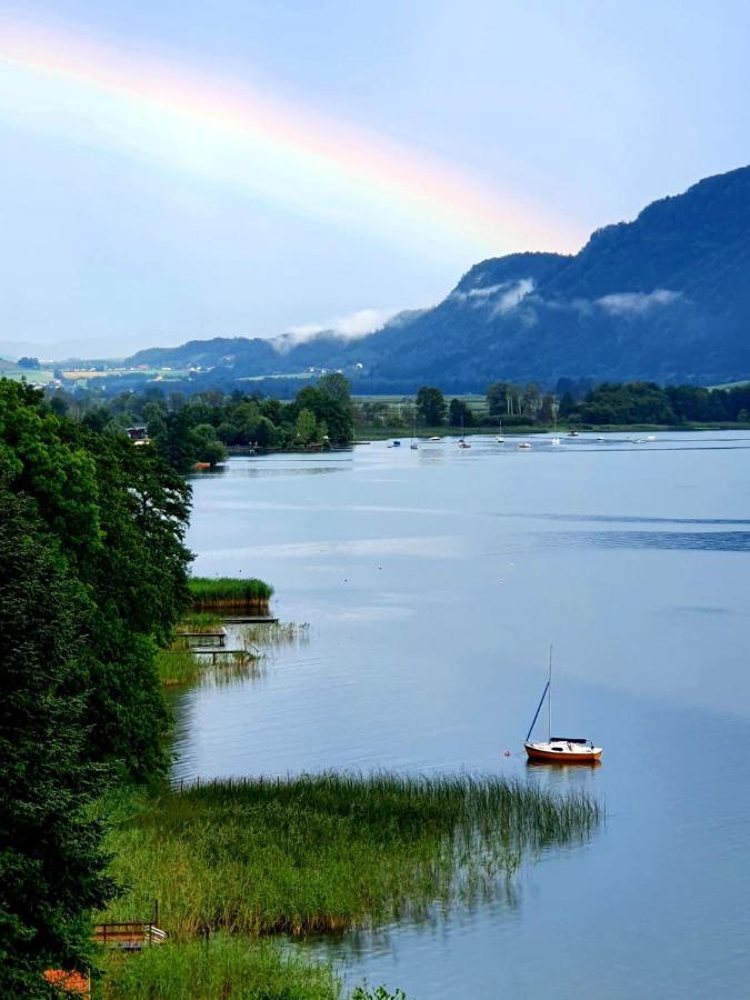 Anna Seeblick Appartement, Haus Haensel&Gretel Am Ossiachersee Mit Direktem Seezugang, Hallenbad Bodensdorf Exterior foto