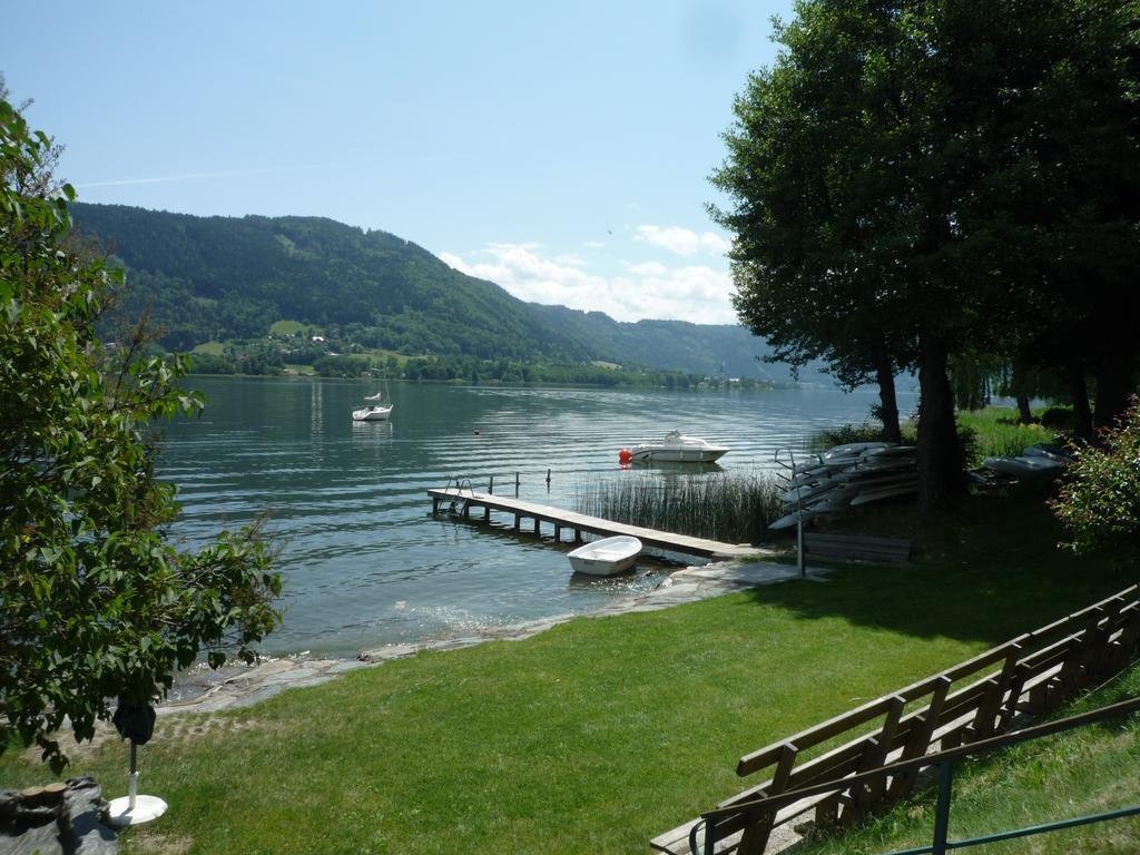 Anna Seeblick Appartement, Haus Haensel&Gretel Am Ossiachersee Mit Direktem Seezugang, Hallenbad Bodensdorf Exterior foto