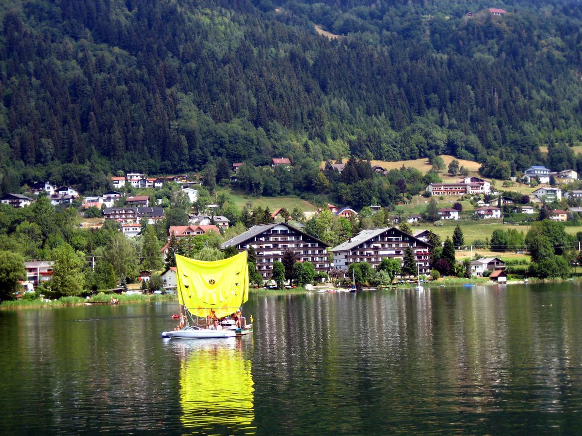 Anna Seeblick Appartement, Haus Haensel&Gretel Am Ossiachersee Mit Direktem Seezugang, Hallenbad Bodensdorf Exterior foto